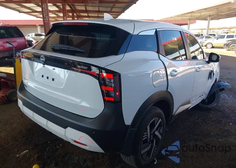 2025 Nissan Kicks Sv Fwd from USA, damaged, VIN 3N8AP6CA6SL431377